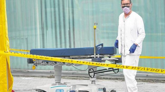 Los contagios del personal sanitario, accidentes laborales