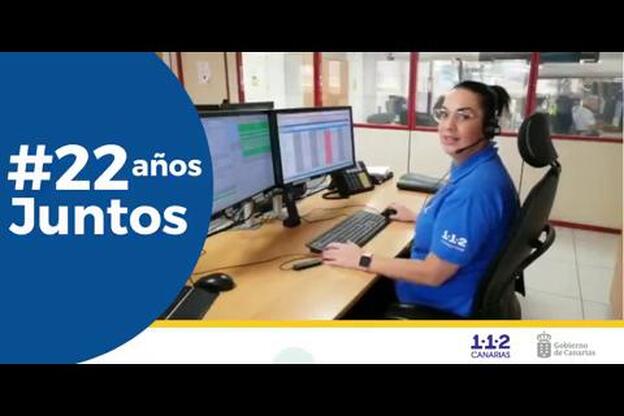 El 112 celebra sus 22 años de vida