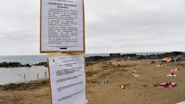 El Puertillo se baña en la nueva normalidad
