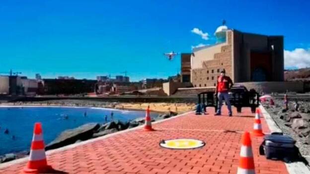Los drones vigilarán las playas para evitar aglomeraciones