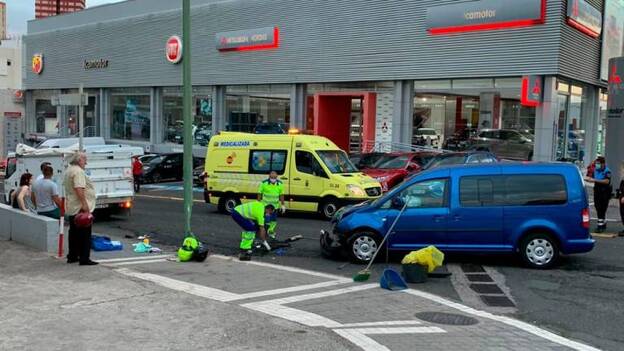 Dos heridos en una colisión en Miller Bajo