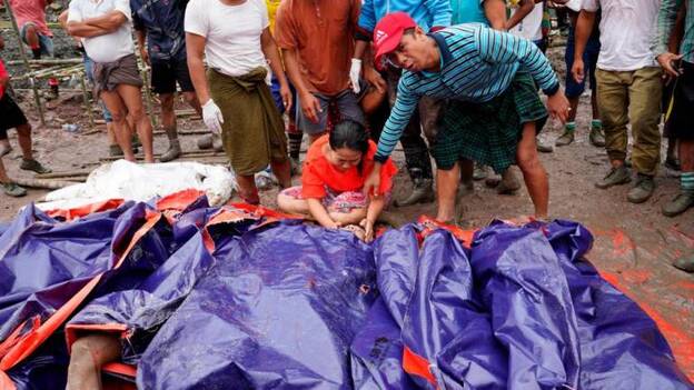 160 mineros muertos en Birmania