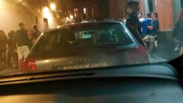 Aglomeraciones en Vegueta sin respetar las medidas de seguridad