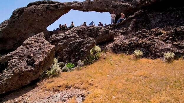 El Nublo y su ventana pétrea
