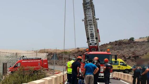 Herido un trabajador en Tenerife