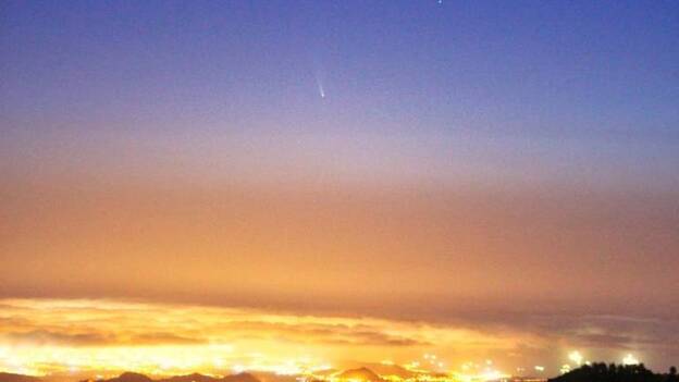 El cometa Neowise, visible desde Canarias