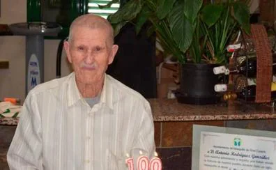 Antoñito Rodríguez cumple 100 años en Valsequillo