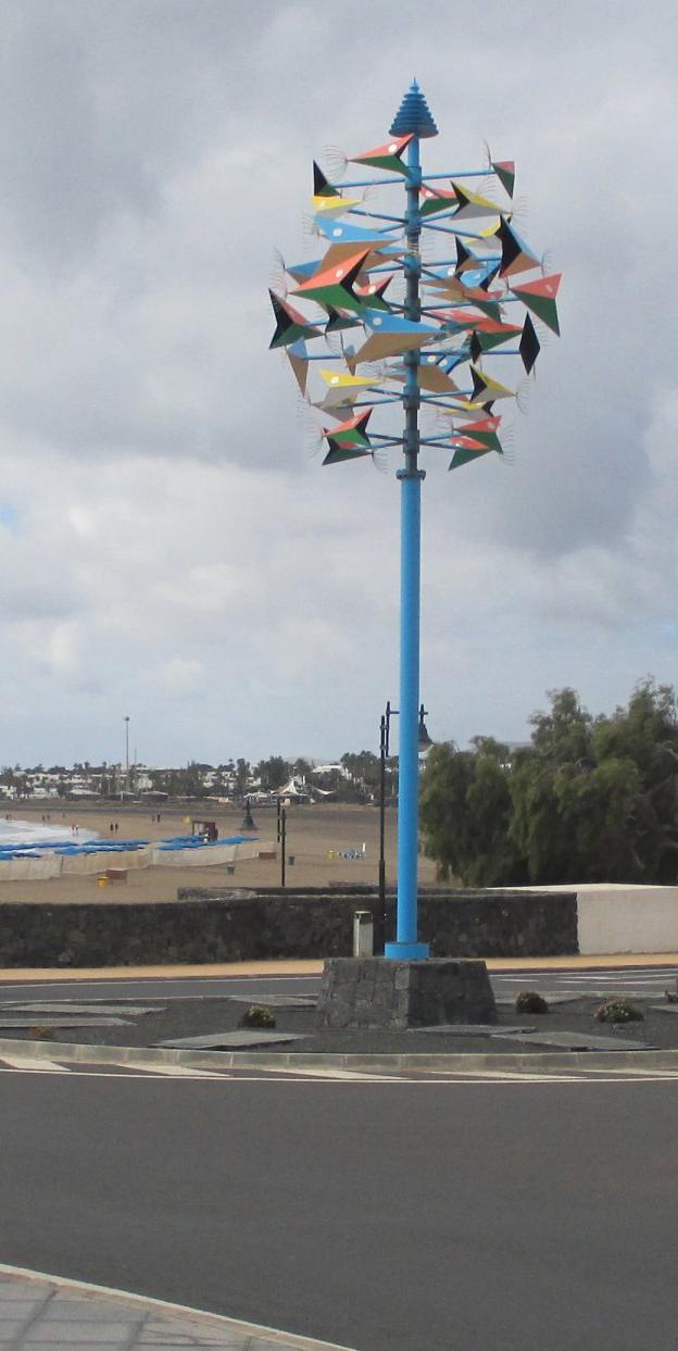 El Juguete del Viento 'Róbalo' será remodelado para que sus piezas tengan movilidad