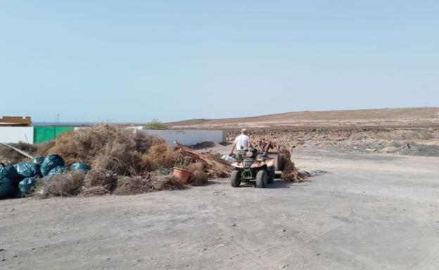La Oliva anuncia 'tolerancia cero' contra vertidos de basura en espacios públicos