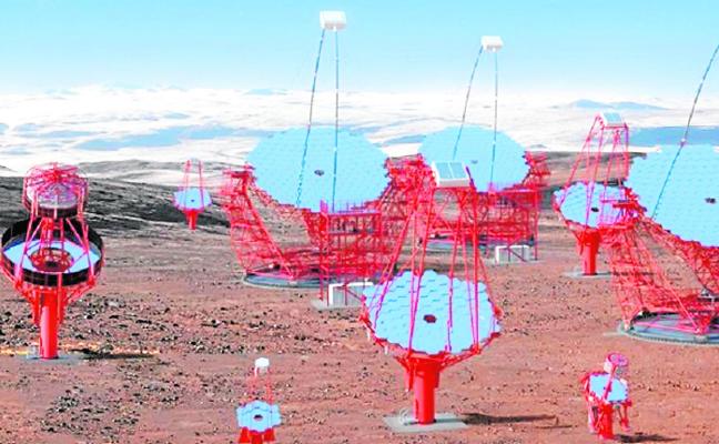 Reubicación de los telescopios Cherenkov previstos en el Teide