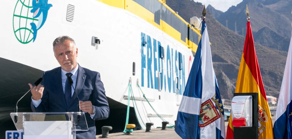 Fred. Olsen Express trae a Canarias el trimarán más moderno y rápido del mundo para cubrir la ruta entre Tenerife y Gran Canaria