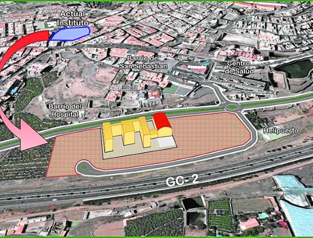 El nuevo instituto de Gáldar tiene ya luz verde para su construcción