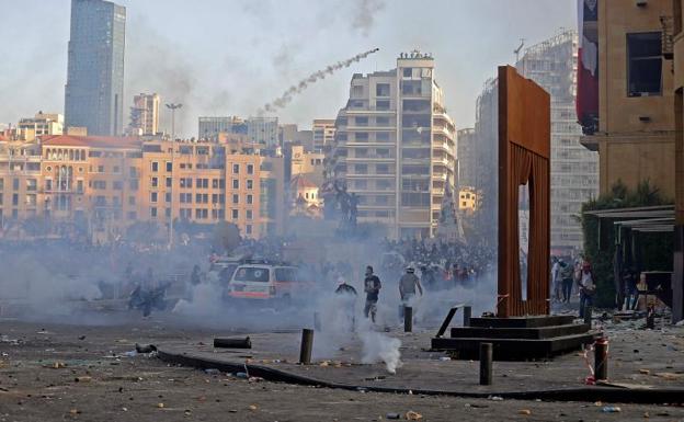 La sed de venganza se apodera de la protesta en Beirut