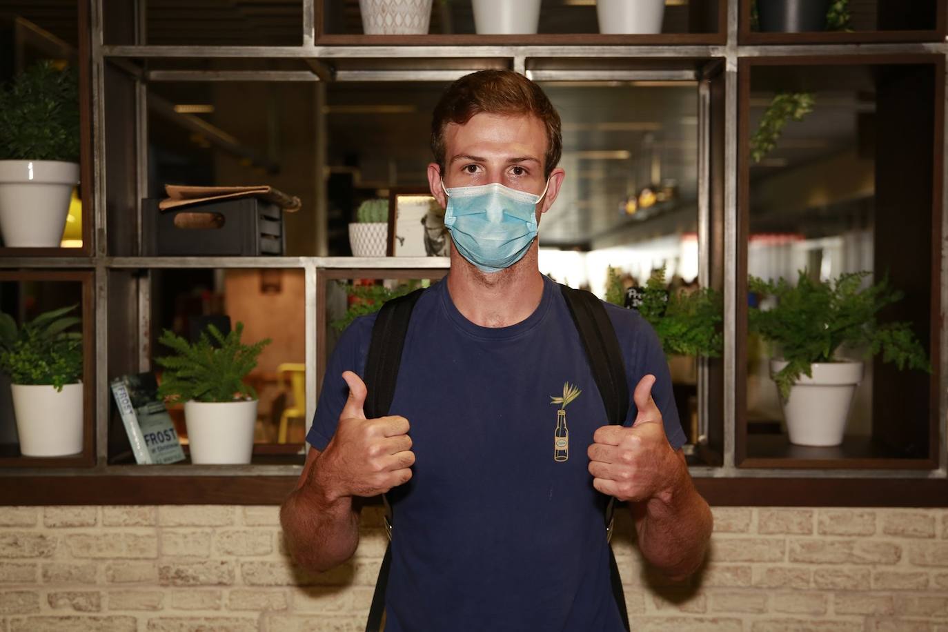 Frankie Ferrari aterriza en Gran Canaria con ganas de «pasar, anotar y liderar»