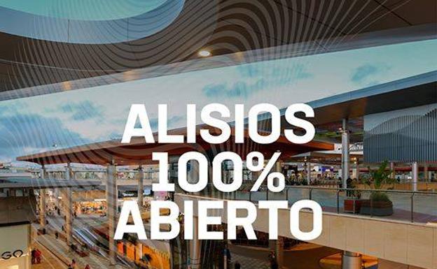 Todos los establecimientos de Alisios están abiertos cumpliendo el protocolo de seguridad e higiene