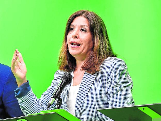 En la imagen, la actual diputada, vicealcaldesa de Telde y concejala de Vivienda, Carmen Hernández. 