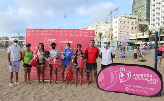 Antomi Ramos- Gerad Rodríguez y Omayra Farias- Eva Fernández se coronan en Las Canteras