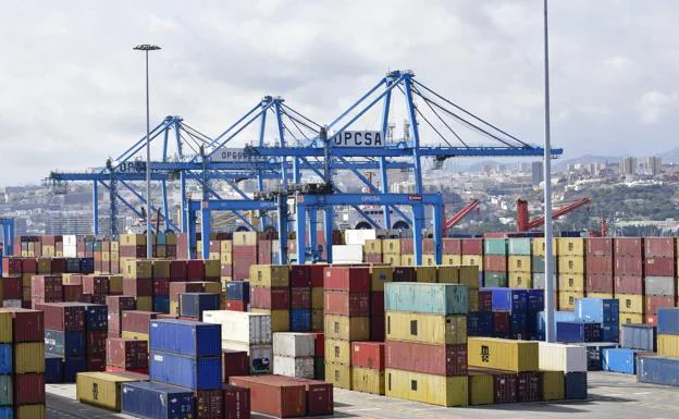 La naviera MSC se refugia en La Luz con la covid e incrementa un 9% su tráfico de contenedores