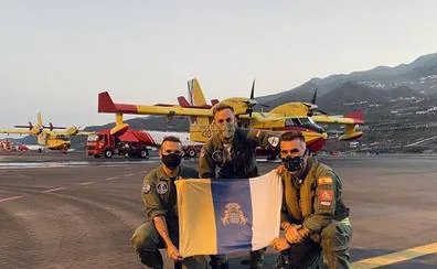 Los 'héroes del aire' regresan para el fuego de La Palma