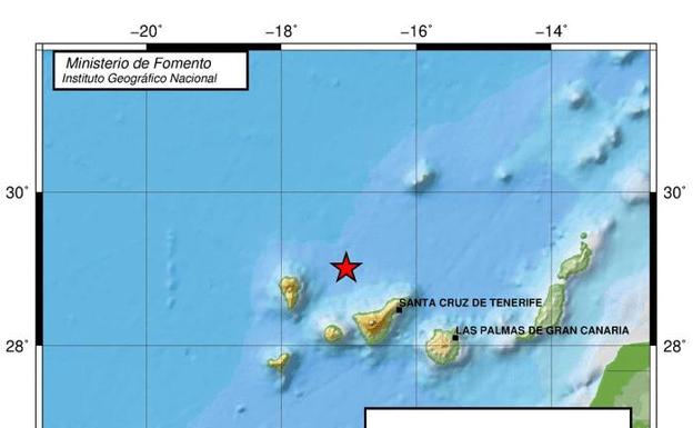 Nuevo movimiento sísmico al norte de las islas