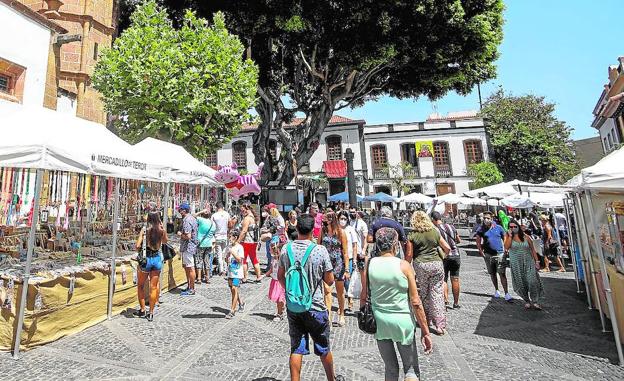 Al Pino, con calor y sin aglomeraciones