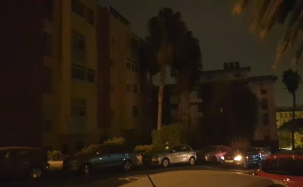 Apagón en la zona alta de la capital grancanaria