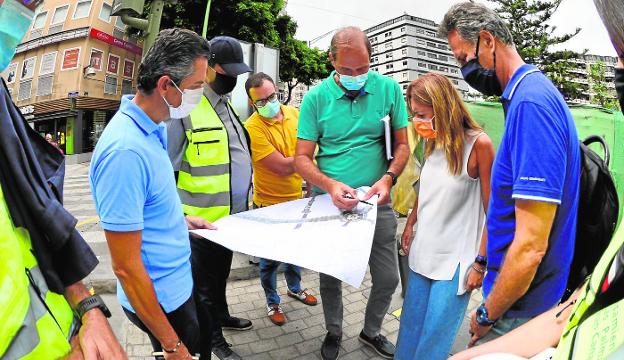 La peatonalización de Mesa y López hacia plaza de España acabará en otoño