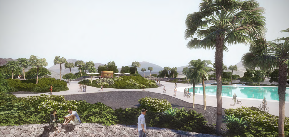 Avanza el parque urbano de Playa Honda