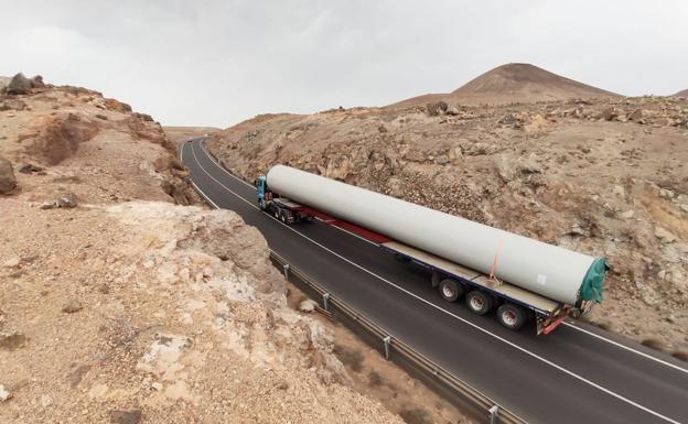 El Cabildo proyecta tener el parque eólico San Bartolomé a final de 2022