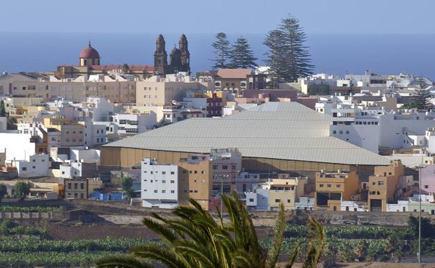 La gran cubierta del Museo de la Cueva Pintada se somete a trabajos de impermeabilización
