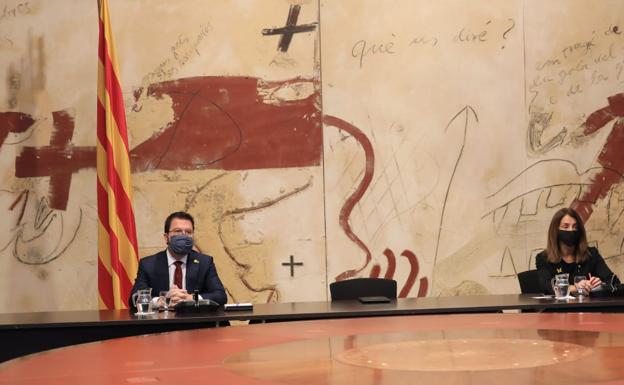 Aragonès toma el mando con perfil bajo y sin la retórica independentista radical