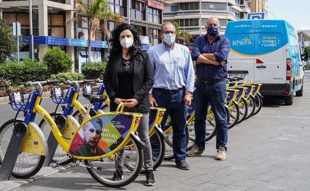 La Sitycleta se suma al año galdosiano y refuerza su celebración en el centro