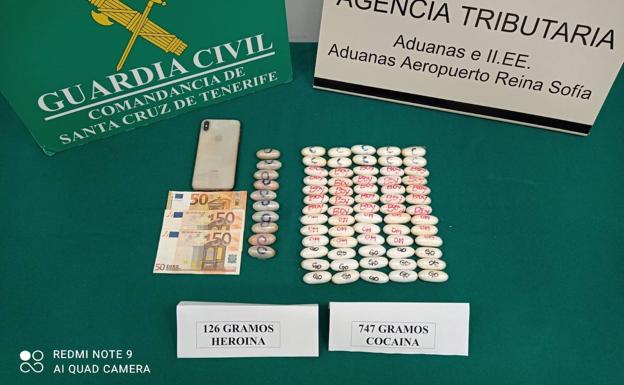 Detenida en el Reina Sofía con 75 cápsulas de heroína y cocaína en su organismo
