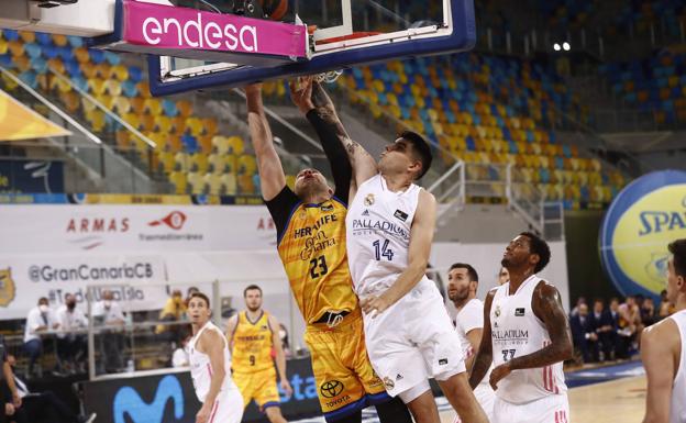El Gran Canaria se estrella ante un Real Madrid muy superior (65-90)