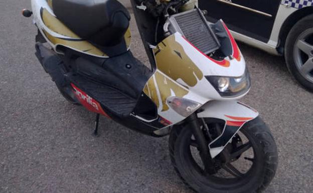 Cinco menores detenidos por robar una moto en la capital grancanaria