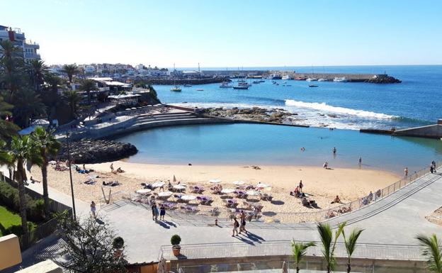 Arrancan las obras del módulo de restauración de la playa de La Lajilla
