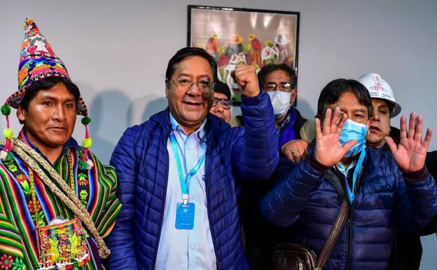 Aparente victoria del partido de Morales en la primera vuelta en Bolivia