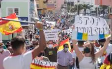 Las protestas de Aguineguín, en imágenes