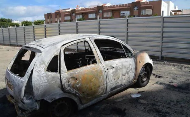 Detenido por la quema de coches en Telde