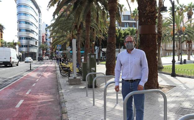 La capital grancanaria cuenta con 160 nuevas plazas de aparcabicis