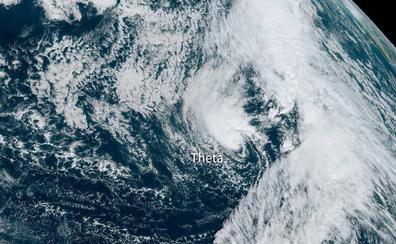 La tormenta tropical Theta avanza por el Atlántico