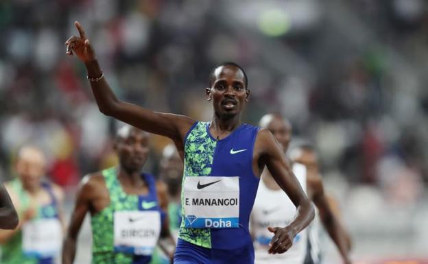 Elijah Manangoi, excampeón mundial de 1.500, suspendido por dopaje