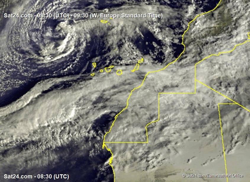 Theta pierde fuelle y se aleja de Canarias