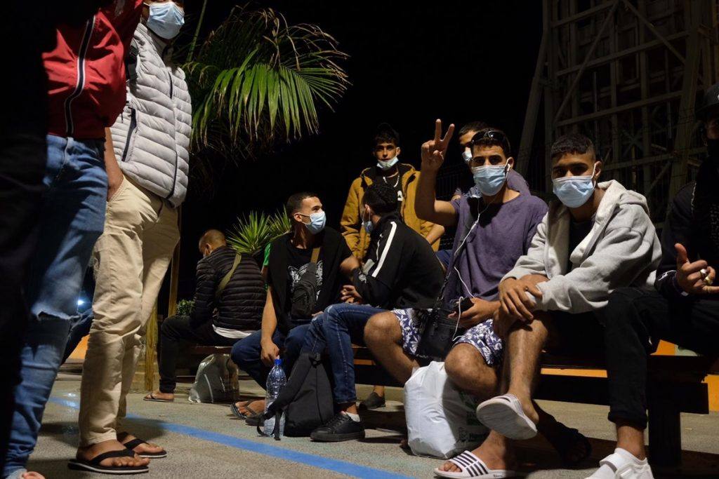 Desplazados de Arguineguín, varados en Tenerife