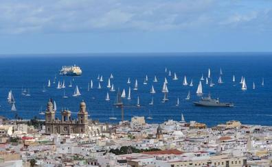 La flota de la regata ARC ultima su salida desde Las Palmas de Gran Canaria