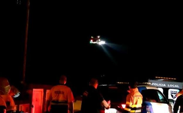 Vea las imágenes de la búsqueda del helicóptero de Salvamento Marítimo