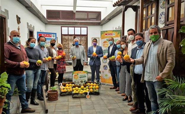 Spar Gran Canaria comercializa 255.000 kilos de naranjas de Telde