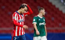 Las bajas de Suárez y Costa secan al Atlético