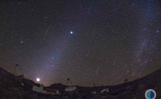 La lluvia de las Gemínidas, en directo desde los observatorios de Canarias