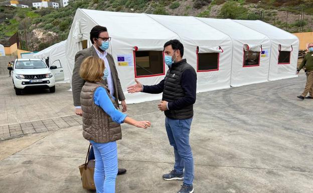 Así estarán acogidos los inmigrantes en el CEIP León